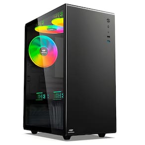 Gabinete Gamer MT-G200BK Com 3 Coolers, Lateral Em Vidro Temperado, USB Frontal 3.0 e Audio Frontal P2 - C3Tech