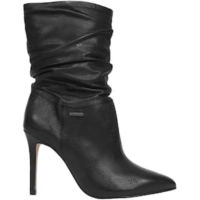 Bota Cano Baixo Feminina Casual Salto Alto Bico Fino Bottero 347004