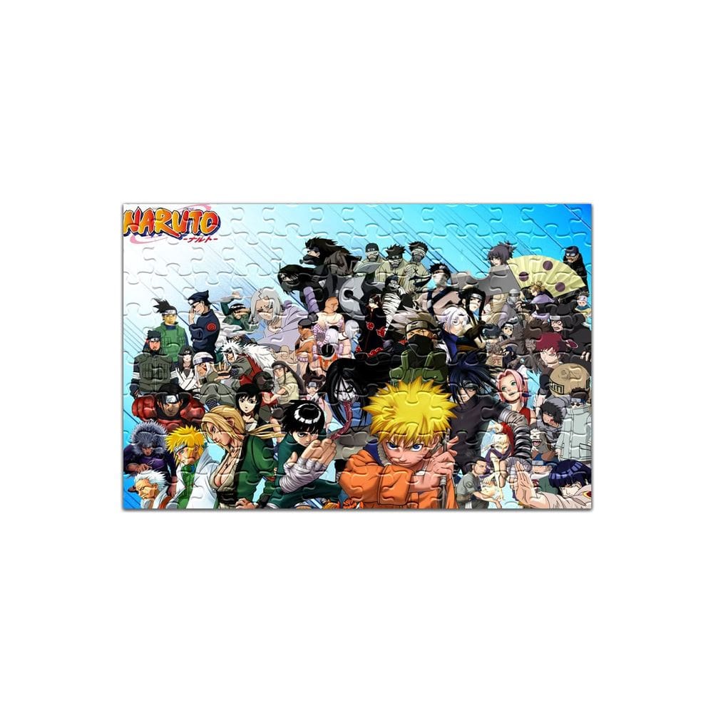 Quebra Cabeca Naruto Com Caixa Personalizado 60 Peças