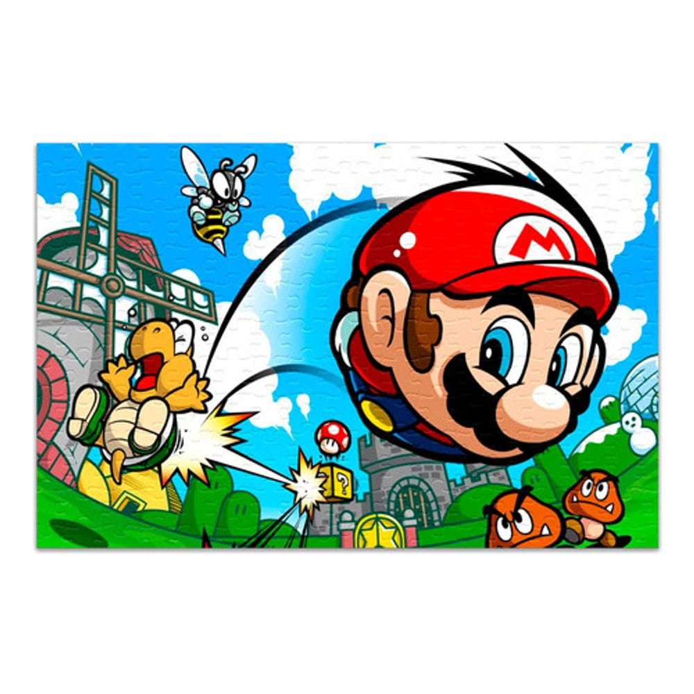 Quebra-cabeça Mario Personalizado 60 Peças