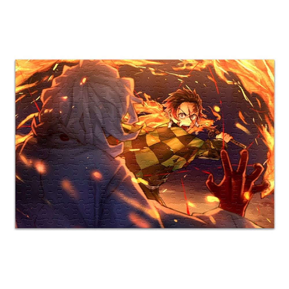 Quebra-cabeça Kimetsu No Yaiba Personalizado 60 Peças