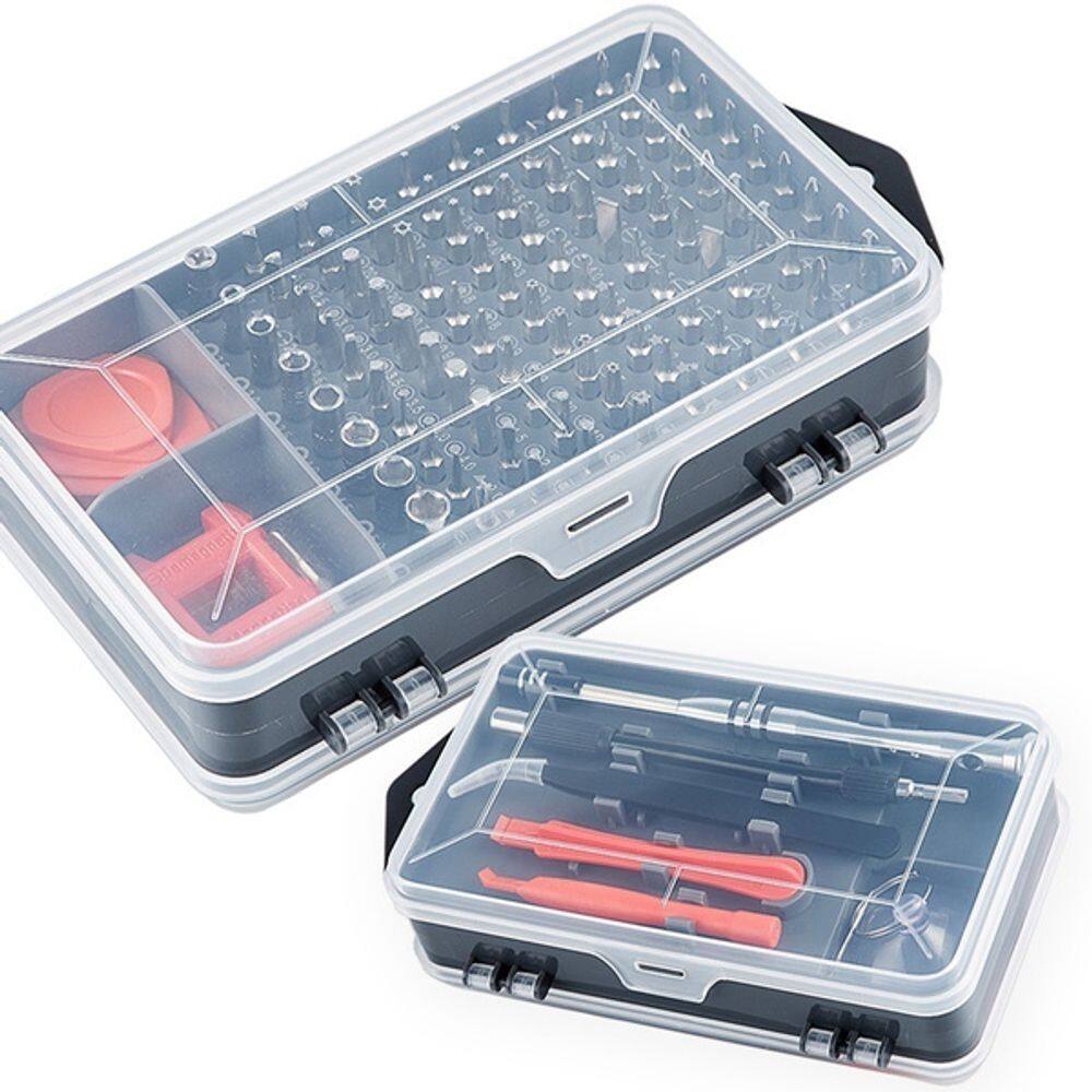 Conjunto de Chave de Fenda de Precisão com Kit de Driver Magnético 112 em 1