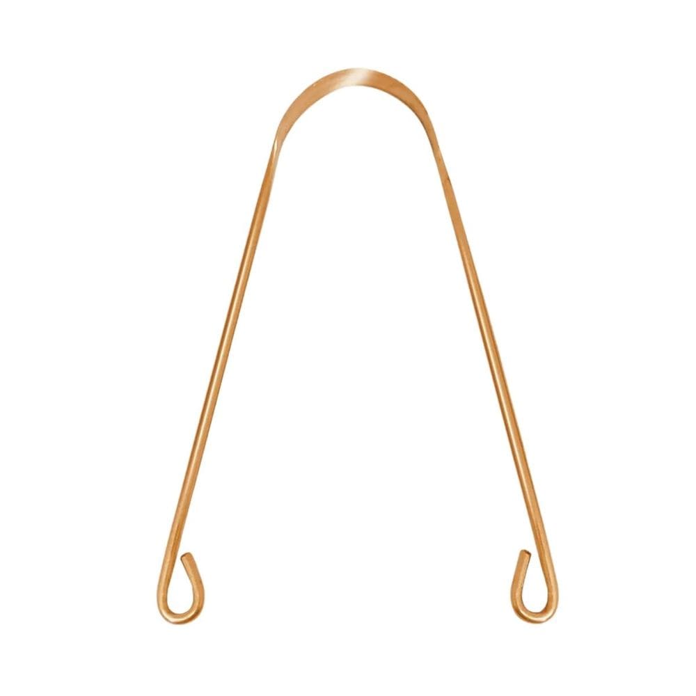 Raspador Limpador de Língua 100% Cobre - Combate Mau Hálito