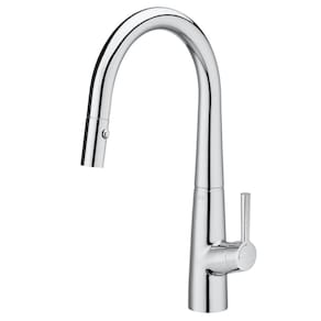 Monocomando para Cozinha de Mesa Bica Extraível U" com 2 Funções Syra Cromado