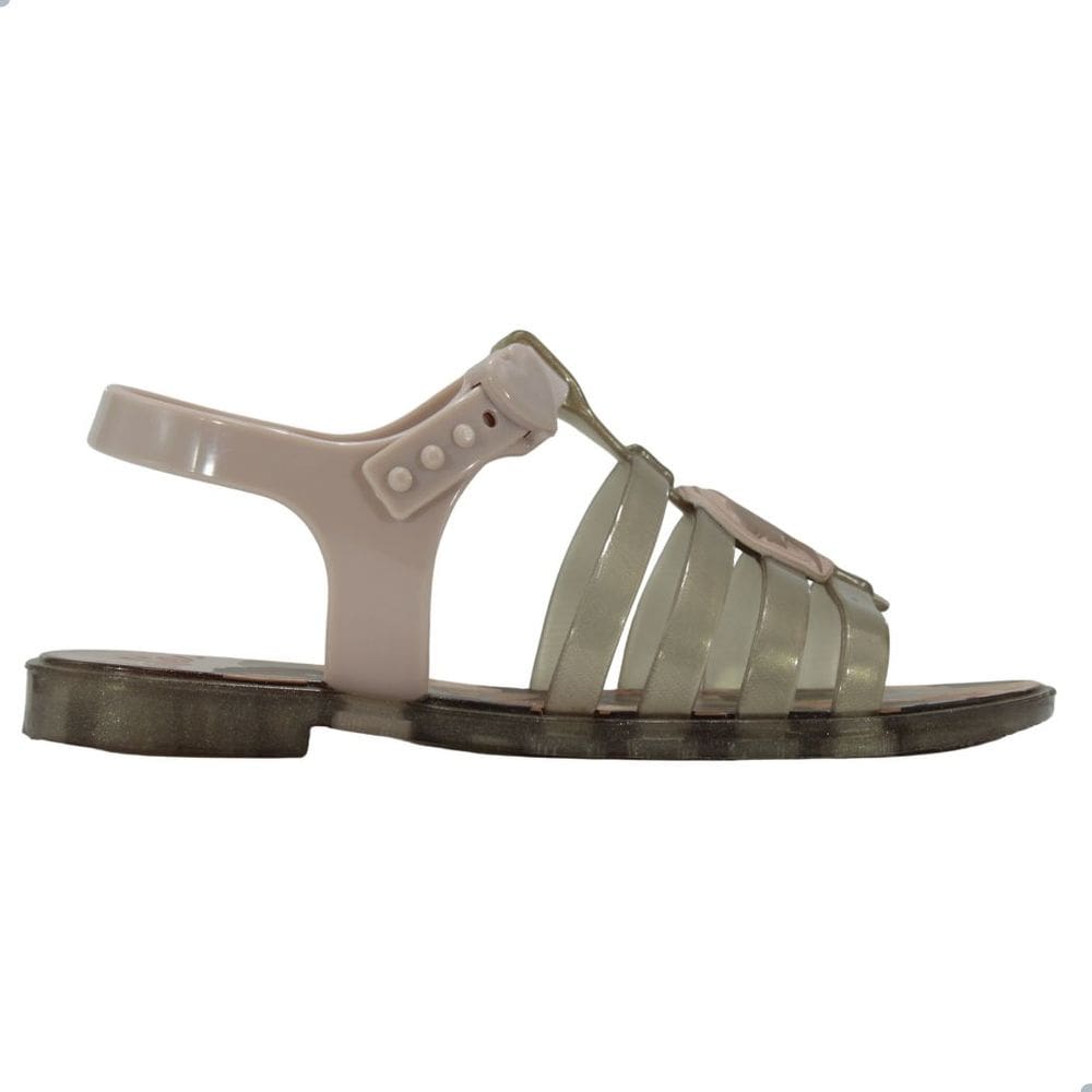 Sandália Grendene Kids 22587 Barbie Ice Ouro