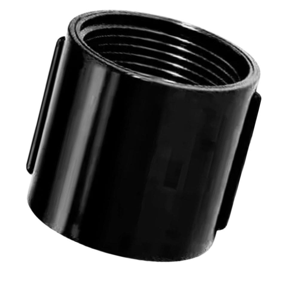 Luva Roscável Pvc Antichama Eletroduto 4 Polegadas Preta Pvc