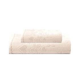 Kit Toalha Banho E Rosto 2 Pçs Velour Romance Dohler