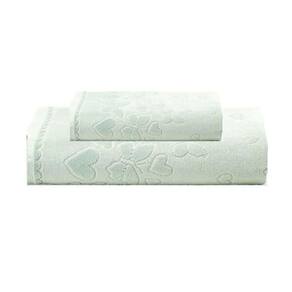 Kit Toalha Banho E Rosto 2 Pçs Velour Romance Dohler