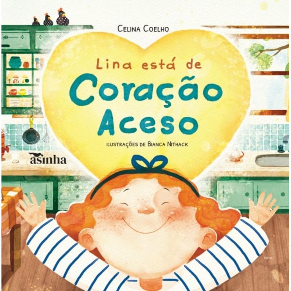 Lina está de coração aceso