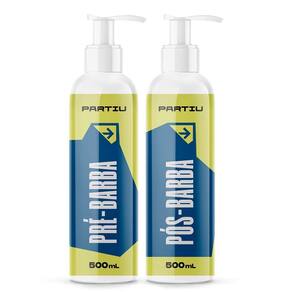 Kit Creme Pré Barba E Creme Pós Barba 500G Vivaz Partiu