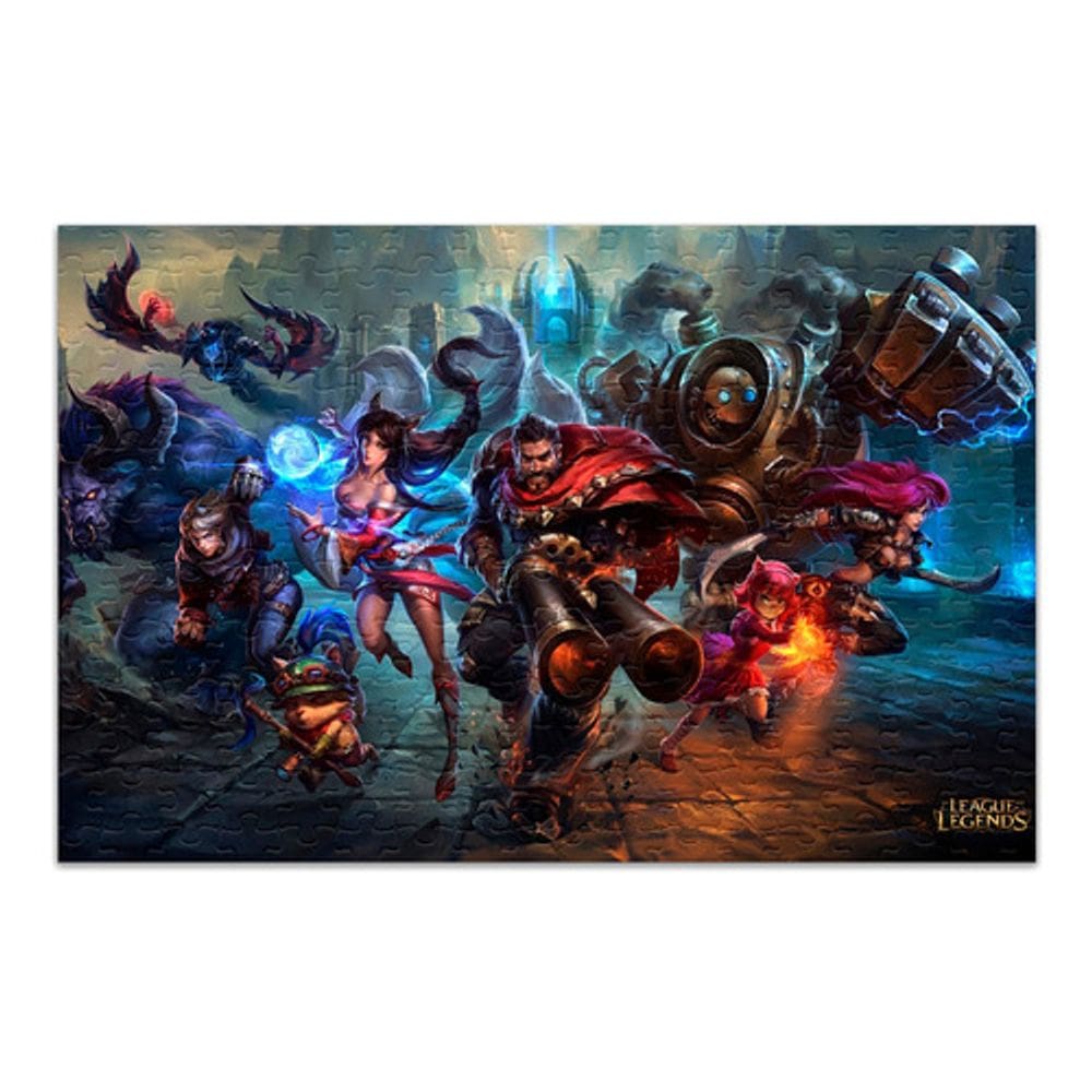Quebra-cabeça League Of Legends Personalizado 60 Peças