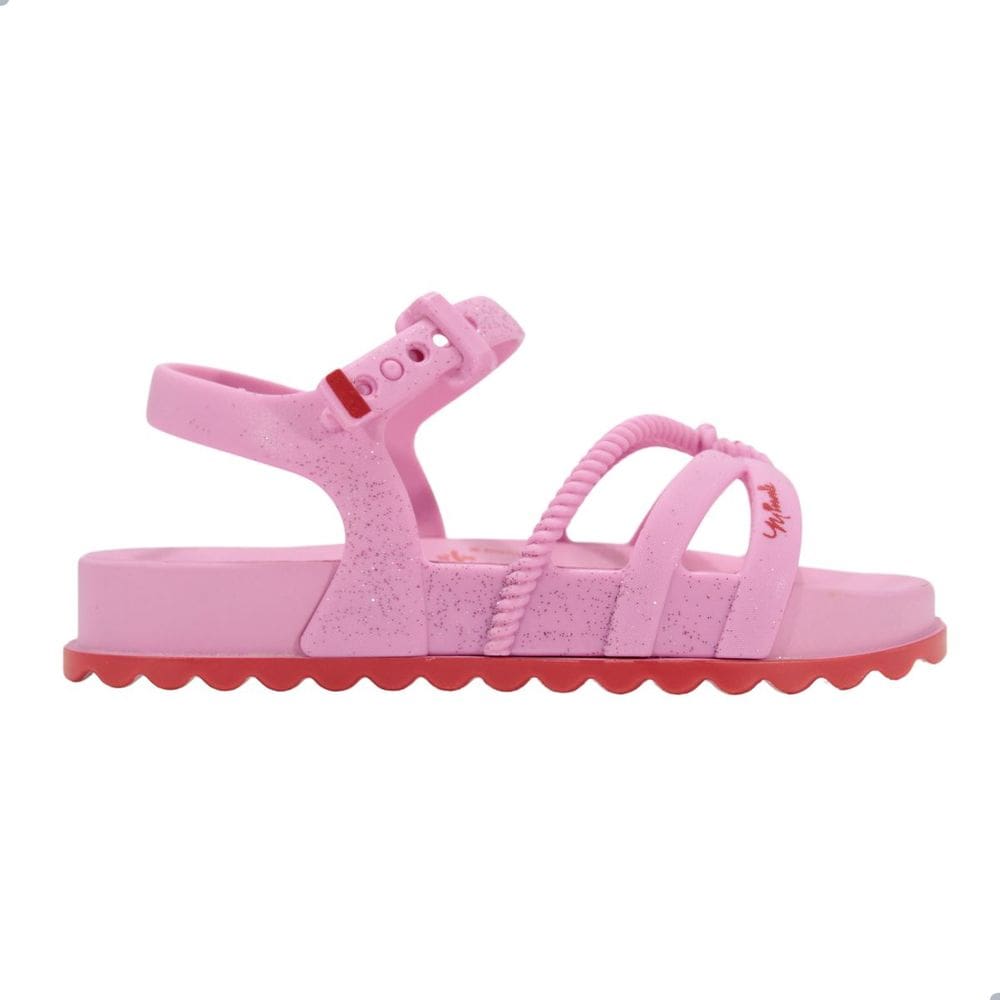 Sandália Infantil Grendene Kids  Disney Pretty Rosa/Rosa Glitter