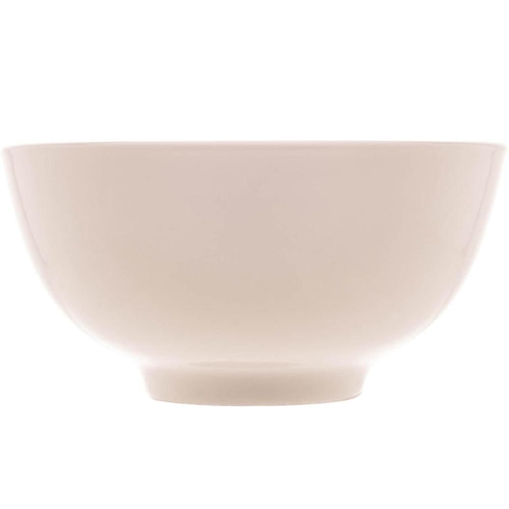 Bowl de Porcelana Clean Lyor 330ml Cumbuca Branca 12,5x6,5cm para Sobremesa Iogurte Frutas