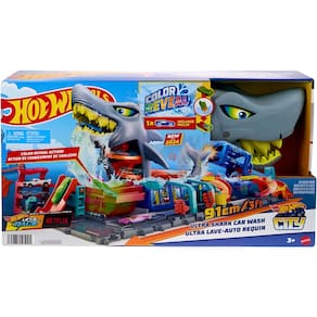 Hot Wheels Pista City Lava-Rápido Mega Tubarão HTN82 Mattel