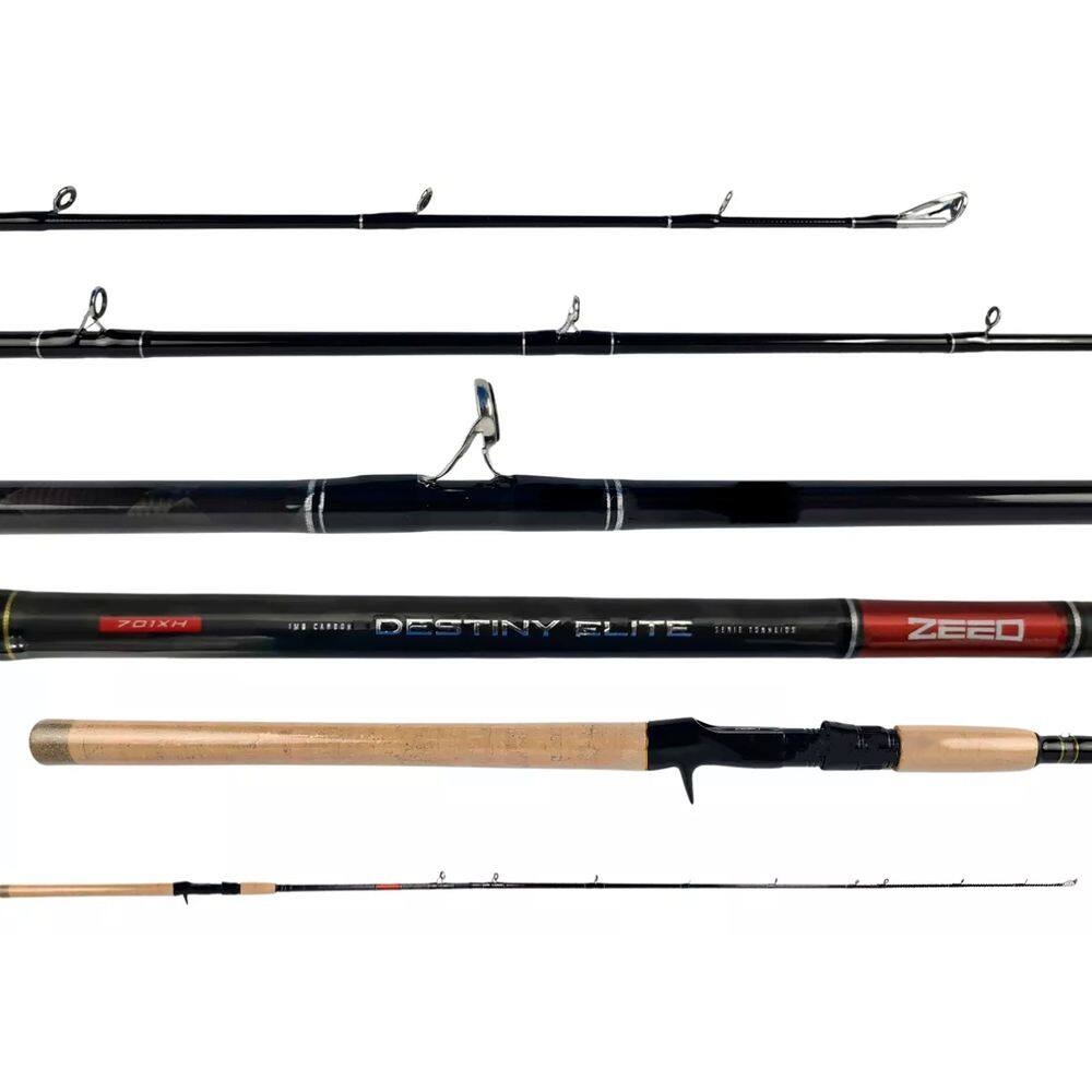 Vara Pesca MS Evolution GT2-C601MH6` 1,83m 20-50 Libras Inteiriça p/ Carretilha