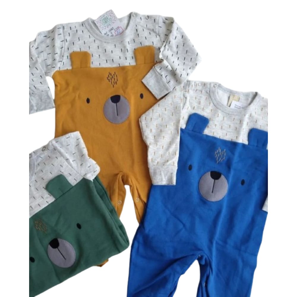 Macacão bebê inverno ursinho - Roupa de bebê