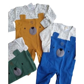 Macacão bebê inverno ursinho - Roupa de bebê