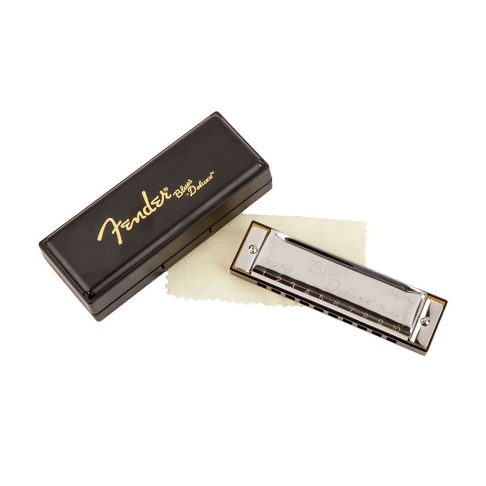 Gaita Fender Blues Deluxe Harmonica E Com Estojo