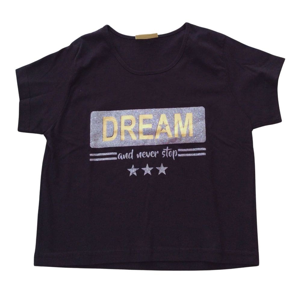 Blusa Cropped infantil fem Vrasalon Dream