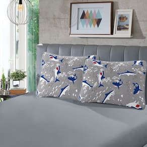 Jogo Cama Infantil SBX Fantasy Malha Bruce Cinza