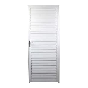 Porta palheta 2,10x70 lado DIREITO no alumínio branco