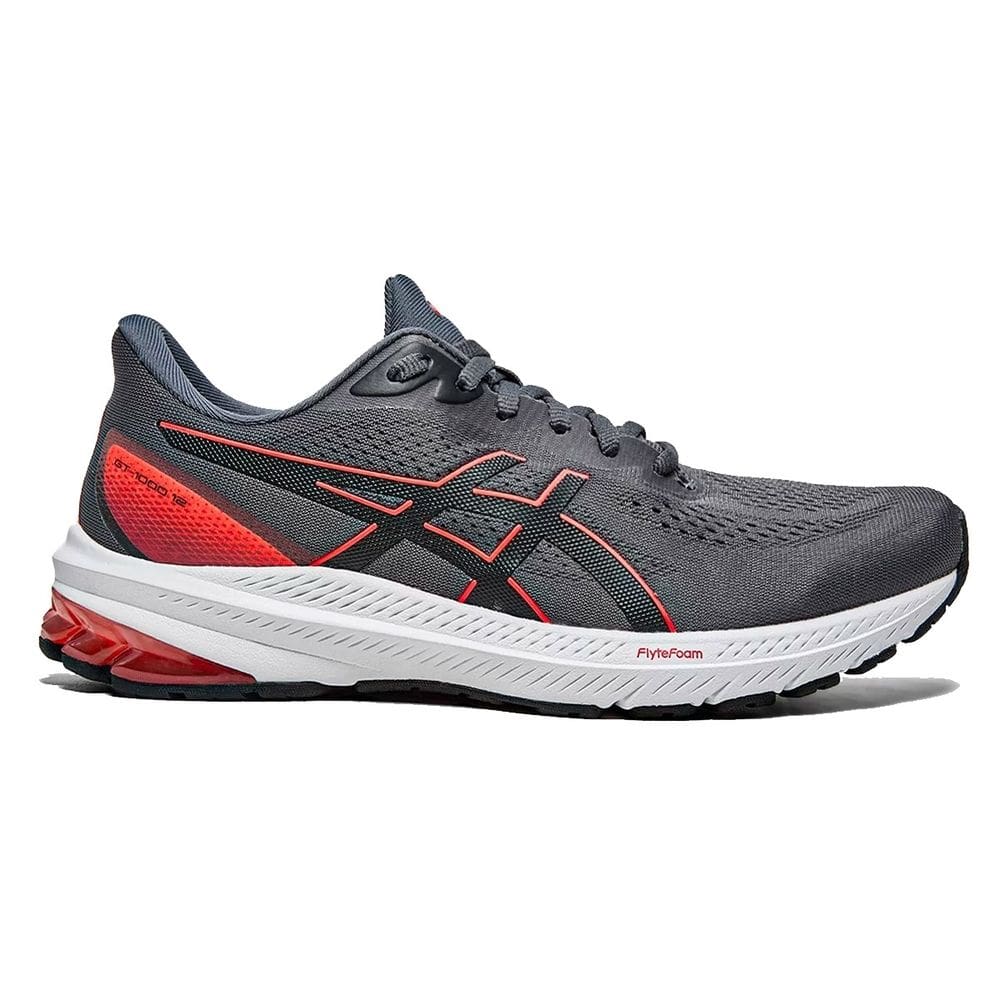 Tênis Asics GT 1000 12 - Masculino - Cinza-Vermelho