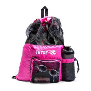 Mochila sacola rosa 40L Tryde Transporte Molhados