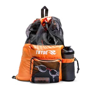 Mochila sacola laranja 40L Tryde Transporte Molhados