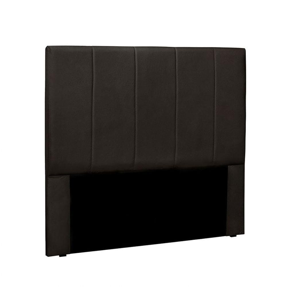 Cabeceira Arizona Cama Box Casal 140 Cm Corino Marrom