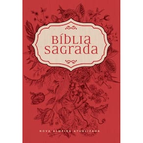 Bíblia Naa Flores Vermelhas Nova Almeida Atualizada