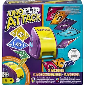 Jogo Uno Flip Attack Atirador De Cartas HXT54 Mattel