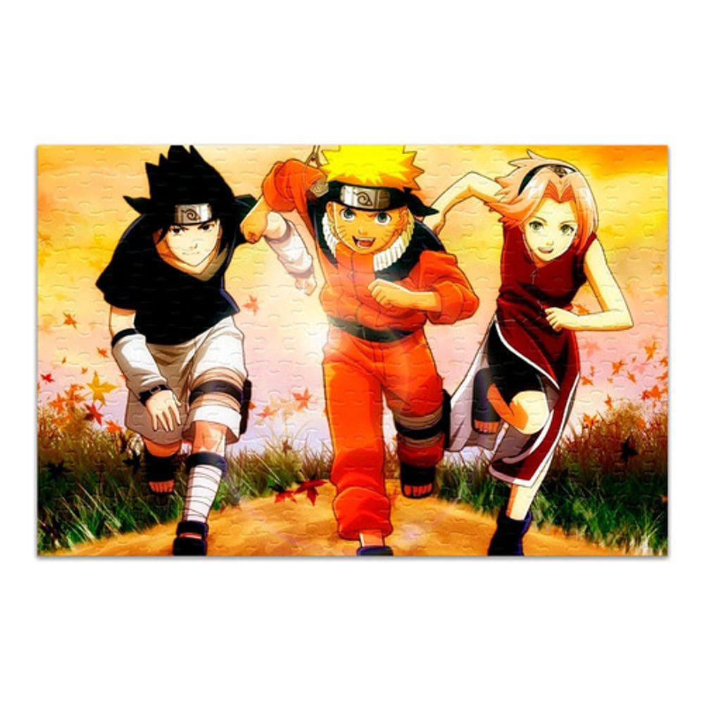 Quebra-cabeça Personalizado Naruto Time 7 60 Peças