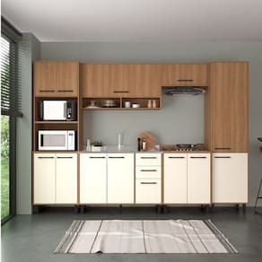 Cozinha Completa 6 Peças Havana Rovere/Champanhe