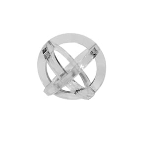 Peça Decorativa em Acrílico Transparente 12cm FM0258 BTC