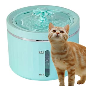 Fonte de Agua Bebedouro Gato Cao Cachorro Pet Animal de Estimaçao Reservatorio 2 Litros Automatico Filtro Limpeza Silensioso Nivel Agua Potavel