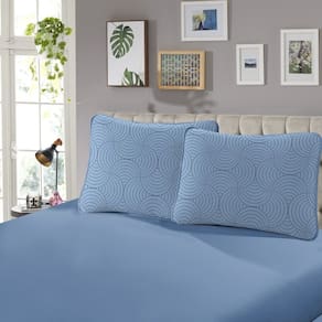 Jogo Cama Casal SBX Rubi Malha Veneza Azul