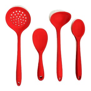Kit Colher,Escumadeira,Concha Colher Em Silicone Unyhome.
