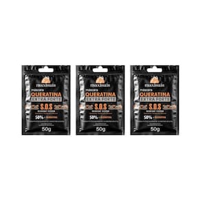 Sache Maxihair 50G Queratina Extra Forte - Kit Com 3Un