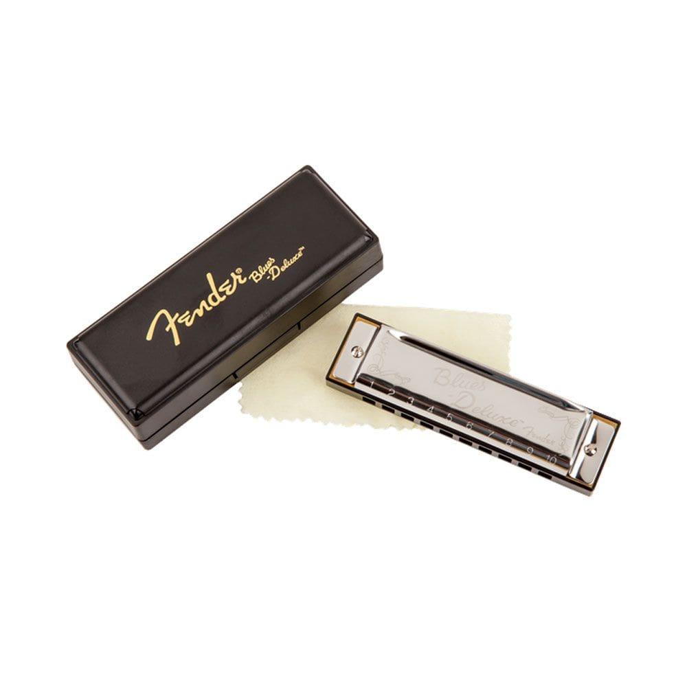 Gaita Fender Blues Deluxe Harmonica G Com Estojo
