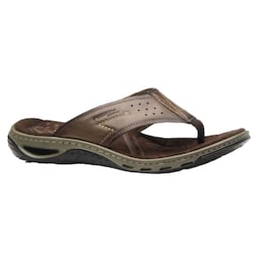Chinelo Masculino Couro Pegada Confortavel Com Amortecimento