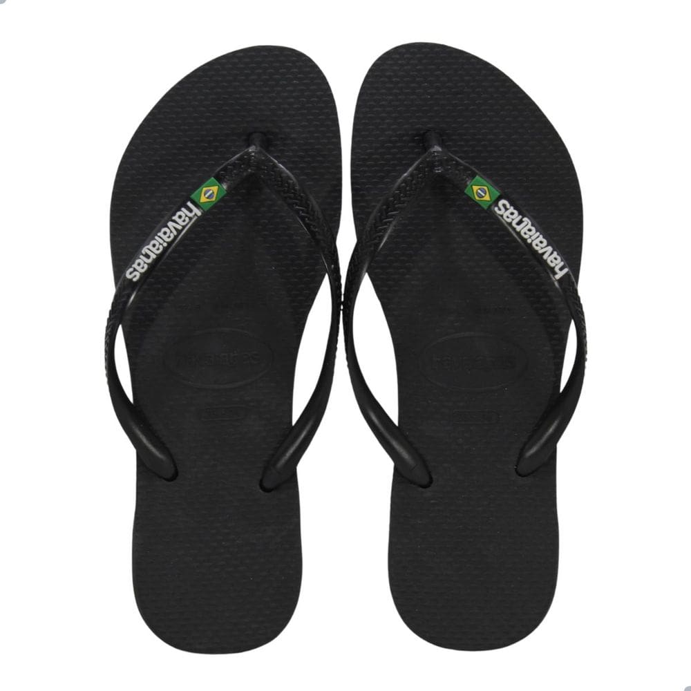 Chinelo Havaianas Slim Brasil Preto
