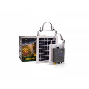 Eletrificador Solar Bateria Integrada Zs10i Bi Litio Zebu