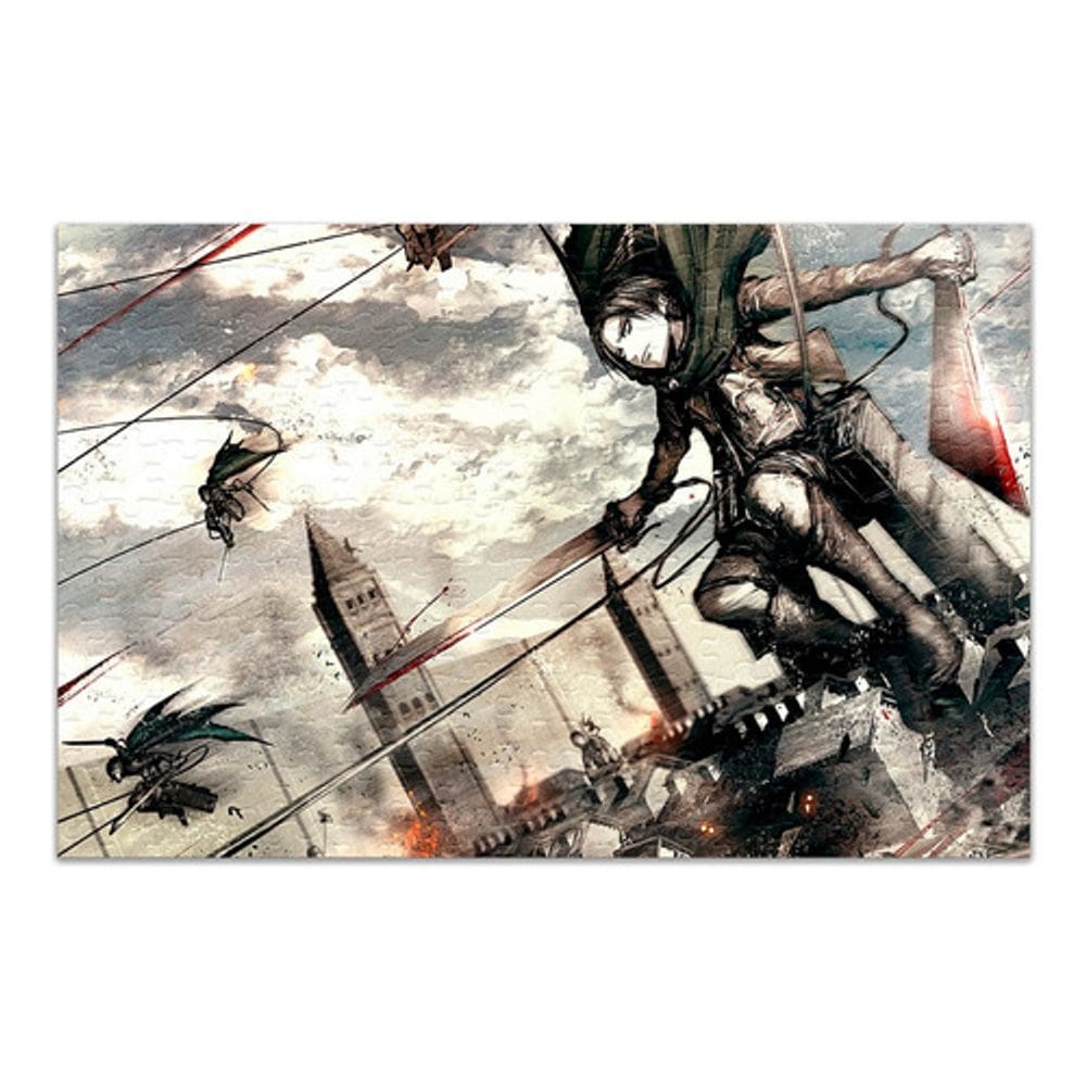 Quebra-cabeça Shingeki No Kyojin Personalizado 48 Peças