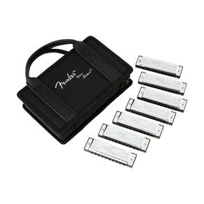 Gaitas Fender Blues Deluxe Kit com 7 com Estojo