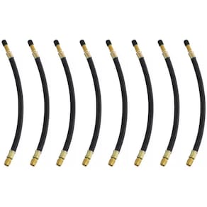 8 Prolongador Extensão Flexível Borracha 270Mm Bico De Roda