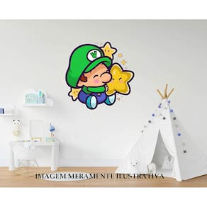 Adesivo De Parede Super Mario Baby Mod01