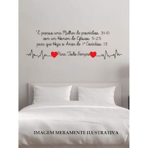 Adesivo De Parede Frase Para Todo Sempre Mod01
