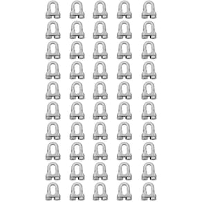Clips Grampo Cabo De Aço 1/4`` 1,0003 50 Unidades - Nord