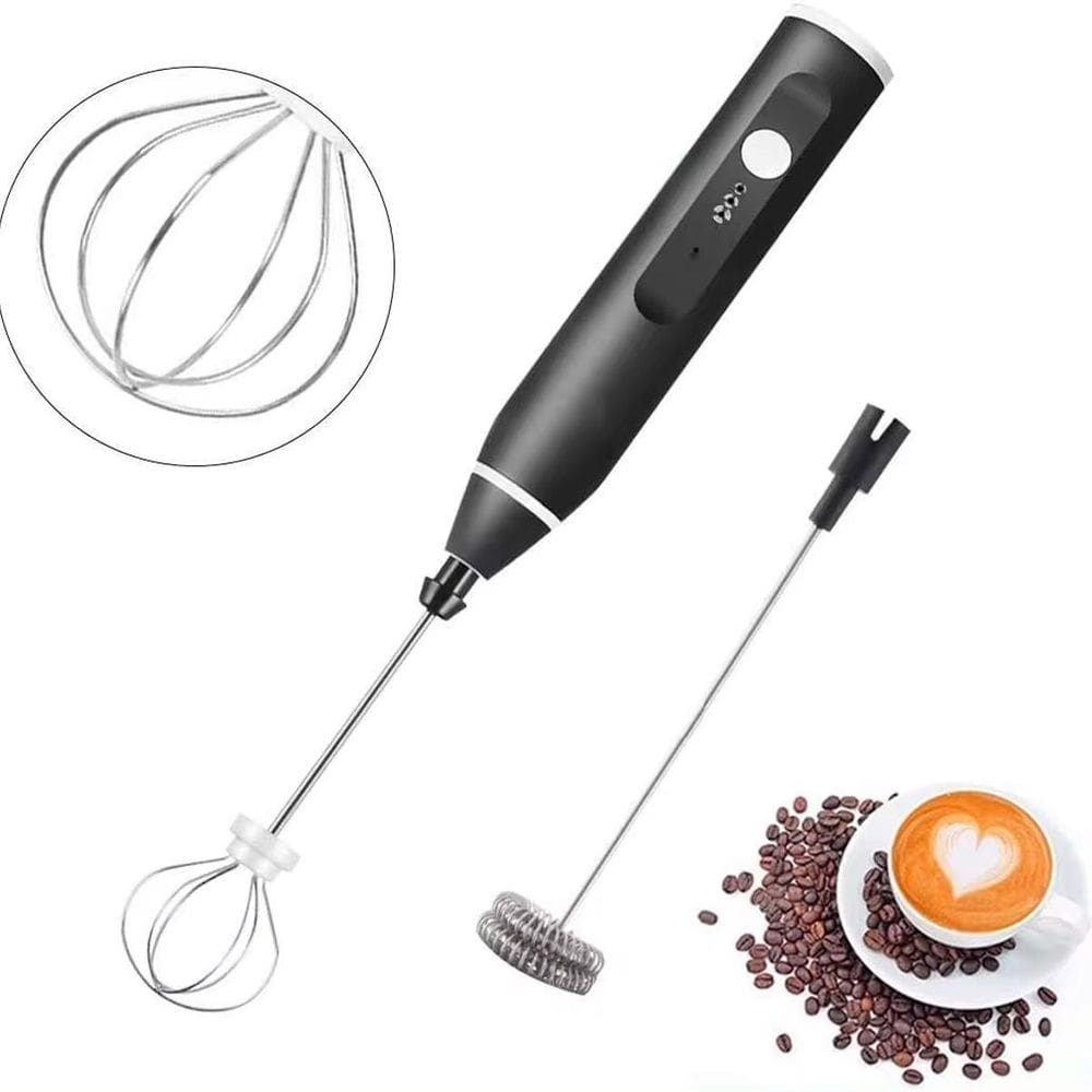 Mixer Misturador 2 Em 1 Mexedor Elétrico Inox Leite Whey