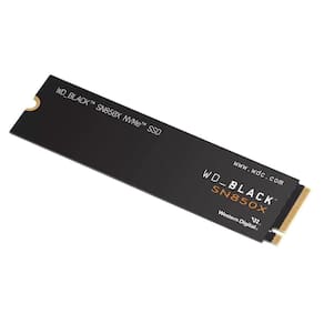 SSD 1TB M.2 PCIe NVMe Western Digital Black SN850X, Leitura 7.300 MB/s e gravação 6.300 MB/s, WDS100T2X0E